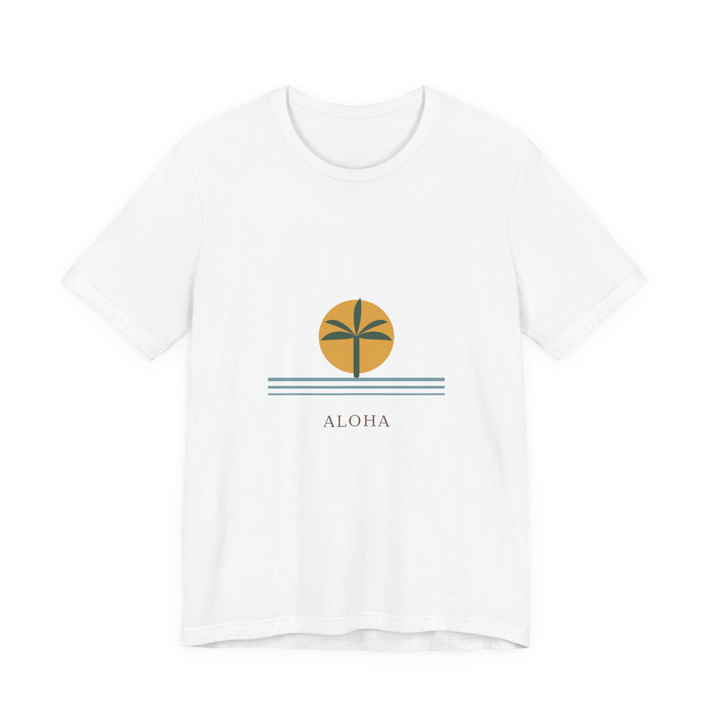 Aloha Palm Tee — Minimal Retro Beach Palm Tree T-Shirt