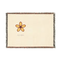 Aloha Daisy Woven Throw Blanket