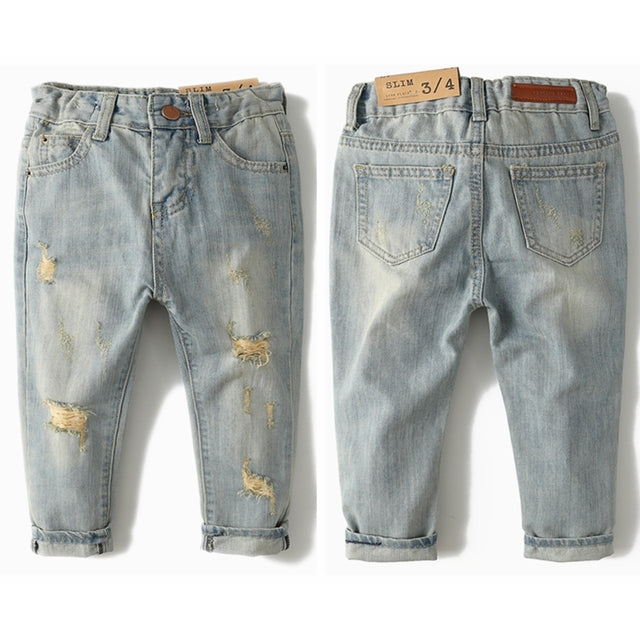 Broken Hole Denim Jean - pavlic.dunja