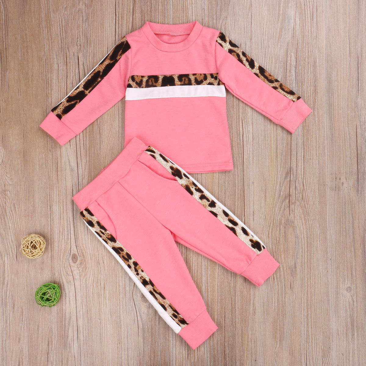 Leopard Striped 2Pcs Outfits - pavlic.dunja