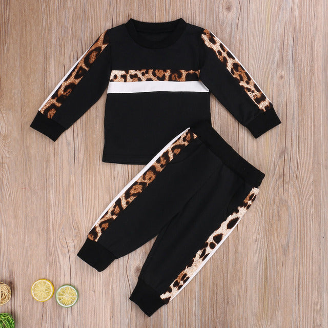 Leopard Striped 2Pcs Outfits - pavlic.dunja