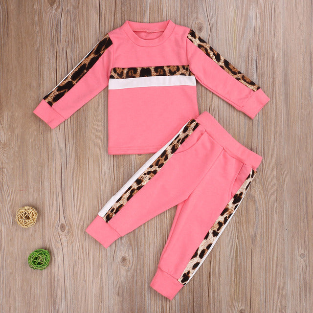 Leopard Striped 2Pcs Outfits - pavlic.dunja