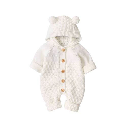 Romper Bear Ear Knit Hooded - pavlic.dunja