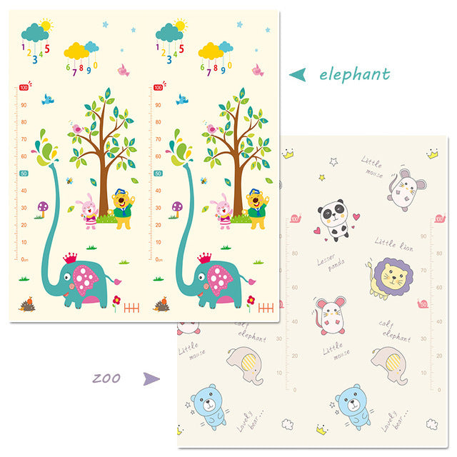 Foldable Cartoon Baby Play Mat