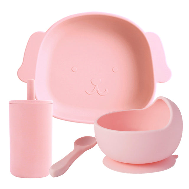 Tableware Soft Silicone Food Plates