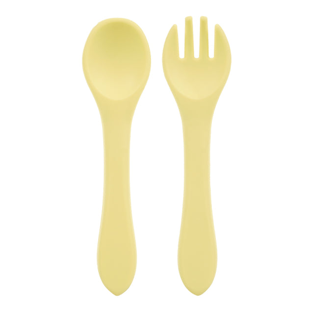 Feeding Wooden Silicone Spoon