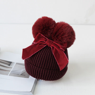 Knitted Bow Beanies - pavlic.dunja