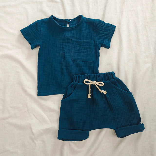 Unisex Toddlers Cotton Set