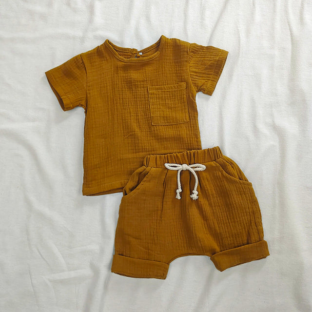 Unisex Toddlers Cotton Set