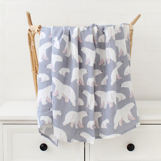 Bamboo Cotton Soft Baby Blankets