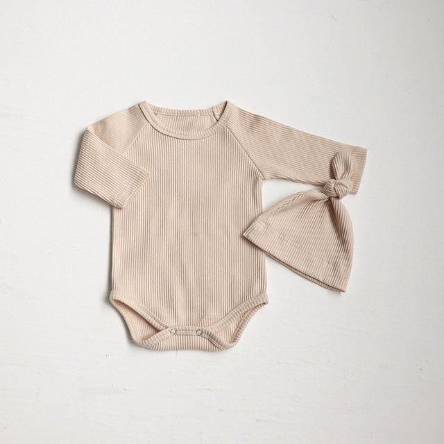 Round Collar Baby Bodysuit