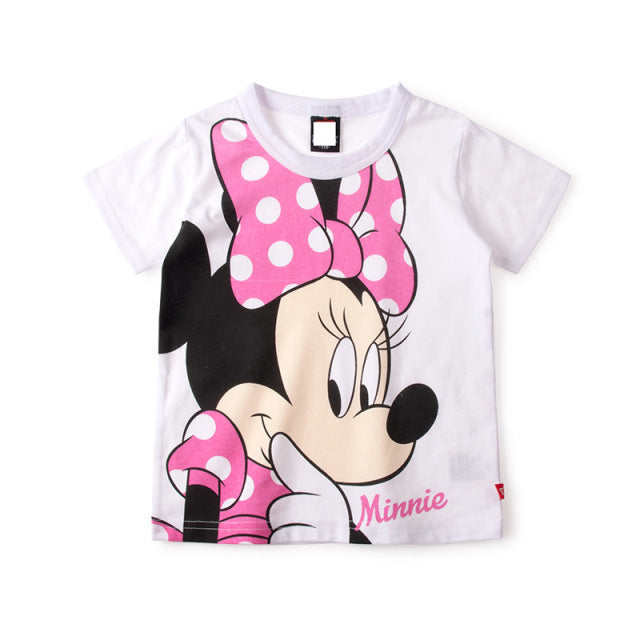 Cartoon Embroidery Printed T-shirt