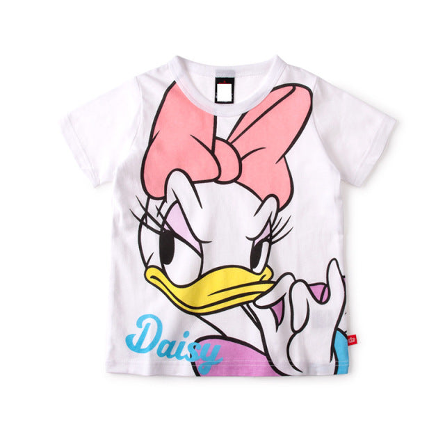 Cartoon Embroidery Printed T-shirt